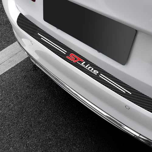 KAnduo Auto Kohlefaser Stoßstangenschutz kompatibel mit für Ford ST Line Fiesta Focus Mondeo Edge Kuga