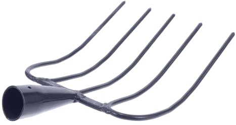 Levemolo Horquilla para Estiércol De Caballo Herramienta Agrícola Versátil para Césped y Jardín para Limpiar Establos y Áreas Agrícolas Mango Resistente