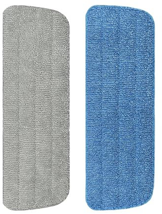 TPZORJX 2 pcs Microfibra de Repuesto para Mopa,recambio mopa,fregona mopa,Recambio de Mopa de Microfibra,Compatible con Todo Spray Mops & Reveal Mops,Recambios de Mopa Lavables y Reutilizables