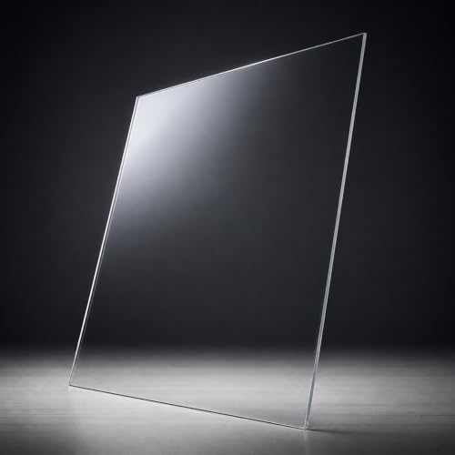 610 x 610mm Polycarbonate Plastic Sheet, 4mm Clear, Greenhouse & Sheds
