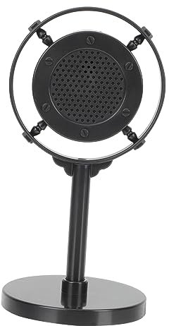 Toddmomy Microphone Vintage Simulé pour Accessoire de Décoration pour Spectacles et Fêtes Micro de Jeu de Rôle Simulation