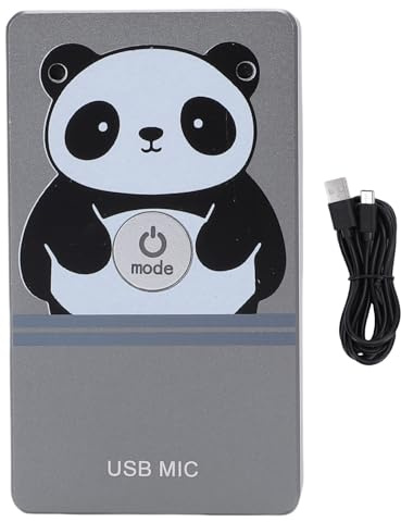 NOENNULL USB -Smart - -Stornierungsmikrofon, Computer USB -Mikrofon 2 Kanal 360 Grad Omnidirektional Sound Pickup HiFi - für Live -Streaming -Aufnahmespiele (Meteoritengrau)