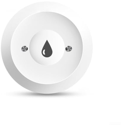 HpLive Für ZigBee 3.0 Smart Kabellos Wasserleckmelder mit Echtzeitwarnung und IP66 Wasserdicht für Zuhause und Büro, Weiß