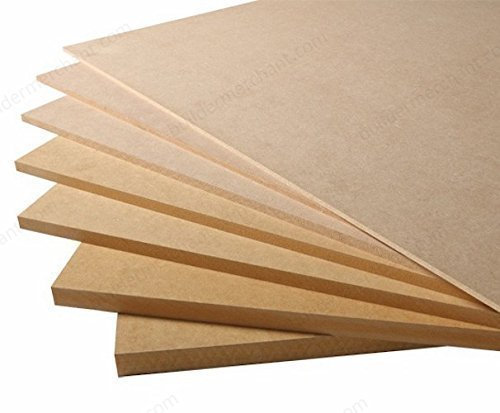 Builder Merchant MDF 4 mm, 0,6 x 0,6 m, quantità della confezione: 1 foglio, 610 mm x 610 mm