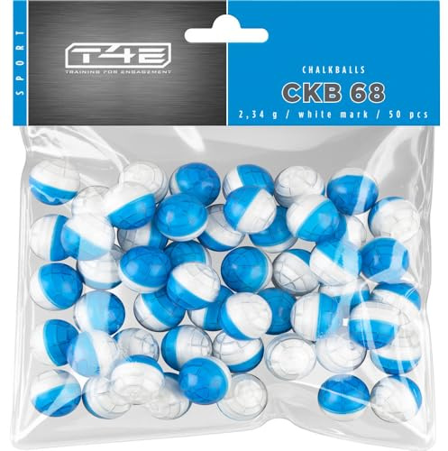 T4E Chalkball CB68, Cal.68, 50 Stück, Kreidekugeln