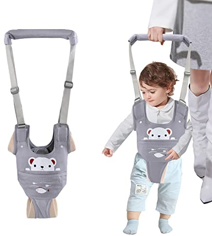 Huifen Arnés para caminar para bebé, asistente ajustable para caminar con entrepierna desmontable, ayuda de aprendizaje para caminar, ayuda de mano para niños para aprender a caminar (9-24 meses)