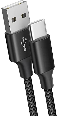 NWNK13 USB C Cable Type C Fast Charging Cable For Nokia G50 / G20 / G21 / G11 / G11+ / G10 Android Phone Charger Lead Wire Sync Cord for Nokia X20 / X10 / 6/8 / 3 (1m, Black)