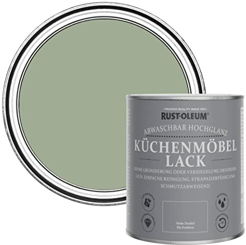 Rust-Oleum Green Kitchen Cupboard Paint in Gloss Finish - Bramwell 750ml