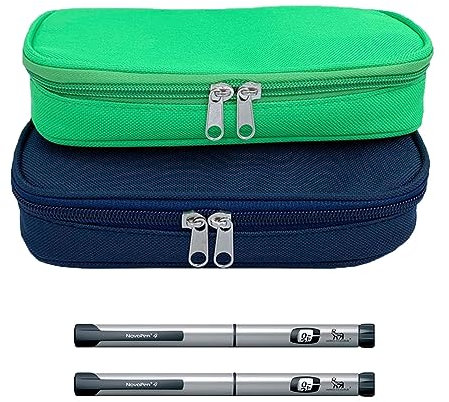 Forniture Per Diabetici Borsa Per Conservazione A Freddo Per Insulina Medicinali Organizzatore Da Viaggio Per Riporre La Penna Per Insulina Siringhe, Fiale E Lancette Di Insulina ( Color : Blue )