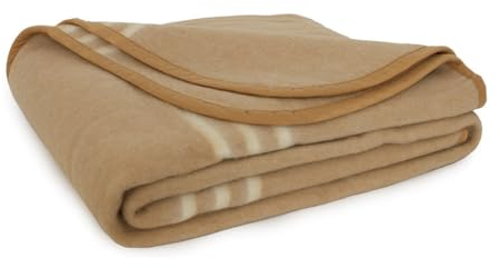 Caritex Coperta Misto Lana Bolzano, Calda, Peso 400 gr/mq, 100% Made in Italy 150x200 R323 Singola