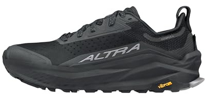 ALTRA Men's Olympus 6 Trail Running Shoe, Black/Black, 12