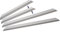 Decosa Wandkassetten Set SKFP40 Rike - 4 Sets à 2 Leisten à 60 cm und 2 Leisten à 40 cm - Selbstklebende Wandleiste in Weiß - Wandelement aus Styropor