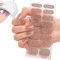 Gel Nail Strips - Semi-Cured Gel Polish Stickers, Long Lasting & Easy To Apply with Gloss Finish - Nail Strips Wraps Peel & Stick, Removeable
