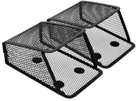 SHOWERORO Magnetischer Stifthalter Aus Eisen 2er Satz Multifunktionaler Stifthalter Aus Metall Schreibwaren-organizer Für Wandmontage Stifte-organizer Für Büro