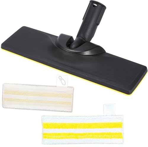3 Stück Zubehör Bodendüsen Set für Kärcher SC 2, SC 3, SC 4, SC 5, JRISBO Ersatz Bodendüse für Kärcher Easyfix Dampfreiniger, inkl 1 Bodendüse und 2 Mikrofasertuch
