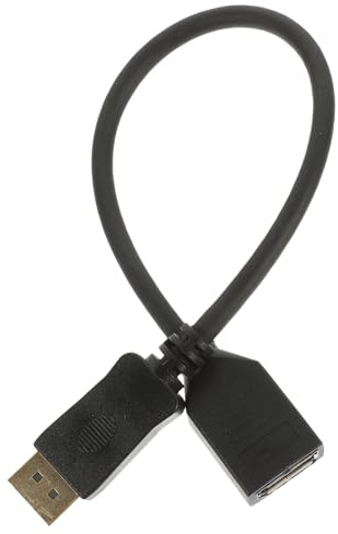 TOYANDONA Adaptador Displayport Macho Hembra Extensión Para Monitor Conexión De Pc y Tv and Play Durabilidad Mejorada