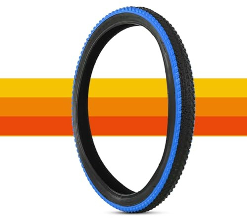 YUMEIGE 24 2.125 Reifen | Mountainbike-Reifen 24x2.125 Reifen | Verschleißfeste 24 Zoll 2.125 Fahrrad-Außenreifen (Größe: 24X2.125)(Blue)