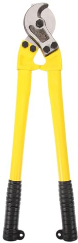 BIUDECO Tagliacavi Pesante per Fili Elettrici e Pinza Manuale in Ferro Robusto Strumento Ergonomico per Elettricisti e Te con Taglio Preciso e Versatile