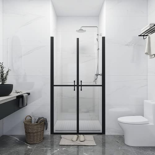 Paroi de douche, porte coulissante, porte de douche transparente ESG (73-76) x 190 cm, porte de douche pour baignoire, gain de place