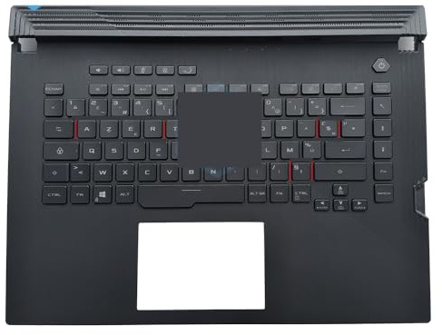 LIUHAOZ Laptop parts UK UA PO FR GR GK CS BE RGB Pre-key backlight laptop keyboard Topcase Palmrest For G531GV Laptop Keyboards C Shell(FR version 2)