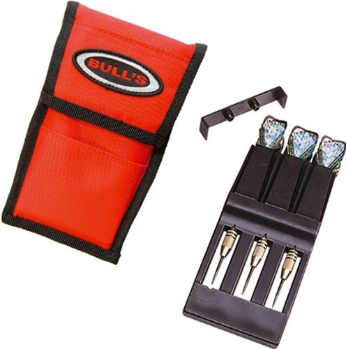 Bull's UP Darttasche Dart Tasche (ohne Inhalt), Farbe:rot