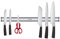 MASS DYNAMIC Magnetic Knife Rack for Wall,56 CM Aluminum Storage Magnetic Knife Rack with Powerful Magnets, Lightweight & Multipurpose Kitchen Knives/Utensil/Tool Holder, Solid Wall Mounted