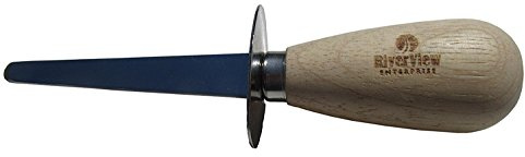 RiverView Enterprise Original Chesapeake Bay Oyster Knife - Shucking Clam/Shellfish Opener - Stainless Steel - Seafood Knife