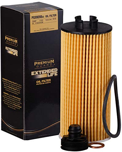 Premium Guard Extended Life Oil Filter up to 10k Miles PG99098EX | Fits 2016-2025 BMW X1, 2014-2025 Mini Cooper, 2018-2025 BMW X2, 2022-2024 Karma GS-6, 2025 Mini Countryman