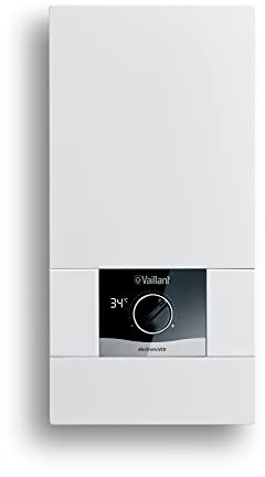 Vaillant elektronischer Durchlauferhitzer, VED E 21/8, druckfest, 21kW, 400V, gradgenaue Auslauftemperatur, stufenlos einstellbar, Digitalanzeige, 0010023778, [Energieklasse A]