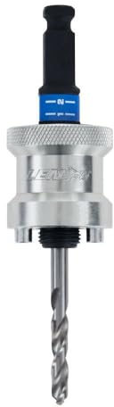 LENOX TOOLS Hole Saw, 1/2 inch Arbor, Snap Back Release, Universal Compatibility, Anti Jam Collar (LXAH9912PBM)