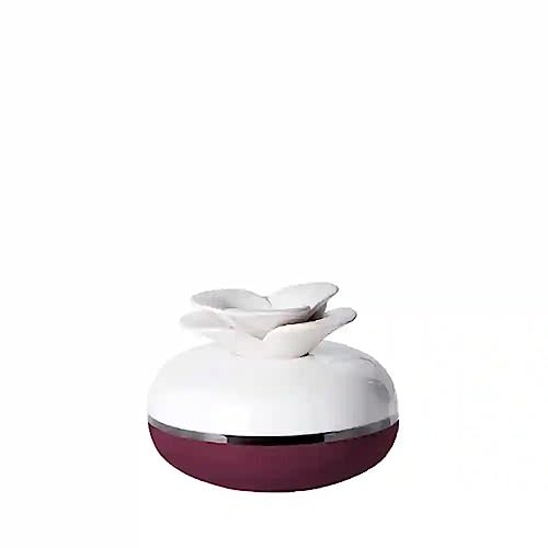 Millefiori Airdesign Diffuser Blume in der Farbe Amaranth, Fassungsvolumen ca. 130ml, Keramikaufsatz Blume für die Duftverteilung, 1BFPU