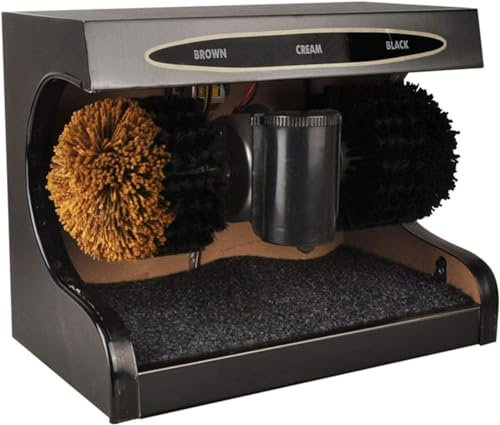 ARTSZY Shoe Polisher Automatic Induction Automatic Shoe Polisher Shoe Shine Machine, Automatic Photoelectric Induction Shoe Polisher, Suitable for Home Living Room (Color : Black)
