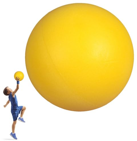 Unbeschichteter Schaumstoffball mit hoher Dichte – für Kinder ab 3 Jahren – weich und federnd, leicht und einfach zu greifen, Schaumstoff-Bälle sind sicher für jüngere Kinder