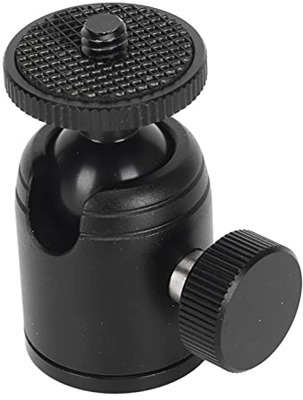 Stativ-Kugelkopf, um 360° Drehbarer Panorama-Kugelkopf, Stativmontage-Kugelkopf, mit 1/4-Zoll-Blitzschuh, für DSLR-Kamera-Camcorder, Maximale Belastung 3 Kg
