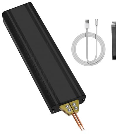 lmoikesz Saldatrice a punti portatile affidabile per saldatrice a punti portatile di precisione Piastra per saldatrice a punti a batteria facile da usare