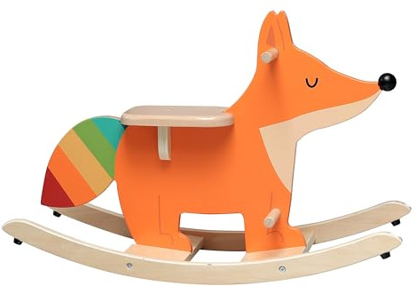 Vilac - Cheval à Bascule Renard en Bois Andy Westface - Enfants 12 Mois+, Black