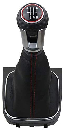 Uikdjgu 6 Gang Schalt Gamasche Boot Abdeckung Kit Schalt für Golf 5 6 MK5 MK6 GTD R32 R20 2004-2013
