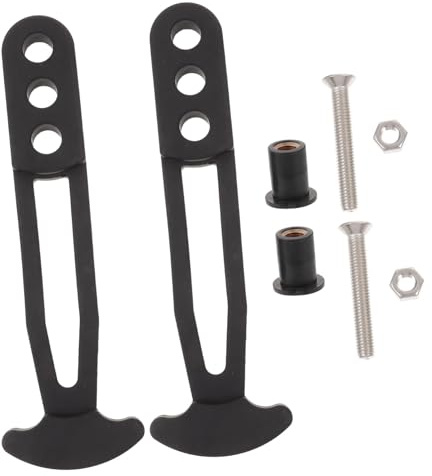 Happyyami Bootsleitergurt Aus Flexiblen Gummi Mit 3 Verstellbaren Löchern Yacht Gummi Gurte Für Teleskopleiter Bootszubehör Marine Stützende Sicherungsbänder 5.94X1.77X0.35In Leicht Und Praktisch