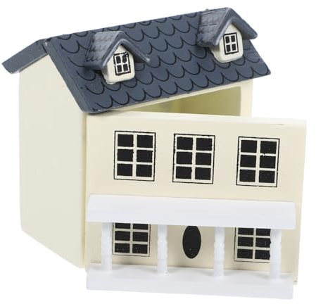 ibasenice Miniatur Möbel Schrank Für Puppenhaus Maßstab Niedliche Holzdekoration Für Miniaturhäuser Realistisches Design Und Leichtgewichtig Für Kreative Bastelprojekte