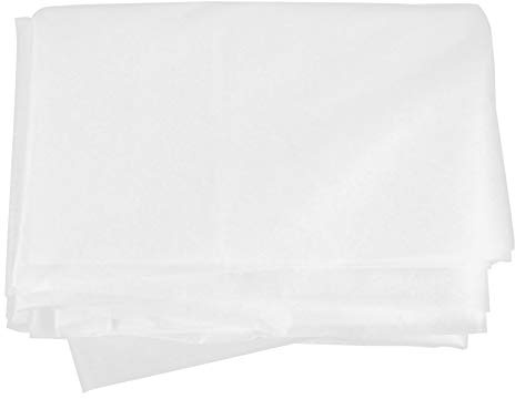 Uonlytech Fusible Vlies-Einlage Für Stickereien Bügeleinlage Leichtes Dünnes Nicht Gewebtes Kleidungsdekorationsmaterial Für Leichte Stoffe Wie Und Chambray Weiß