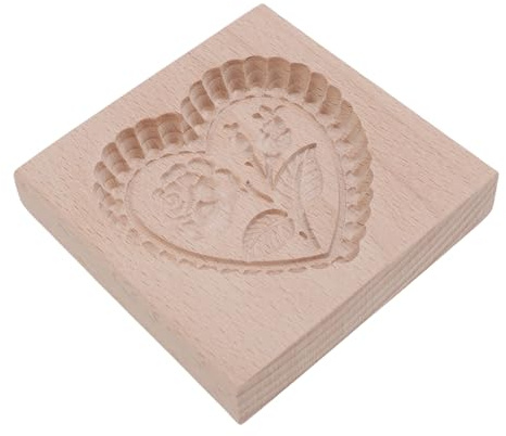 Sorandy Wooden Press Mould | Cute Shaped Cookie Mold for Crafting Pumpkin Pies, Mooncakes | Ideal for Creating Desserts, Snacks