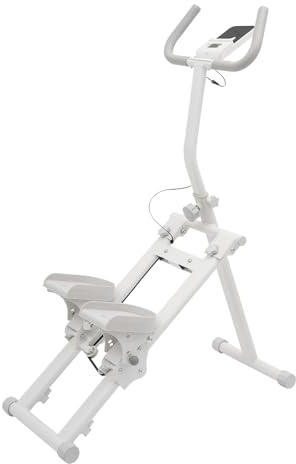 LENDISIY Treppensteiger Fitnessgerät Faltbarer Stair Stepper mit Lenker für Gelenkschonendes Cardio-Training