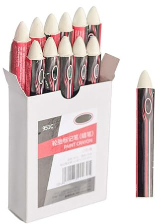 UncleS Crayon D'écriture De Pneu Polyvalent À Double Tête Marqueur De Cire Étanche Et Résistant À l'huile pour Et Automobile Protection UV Outil De Marquage De Pneu Résistant À l'huile