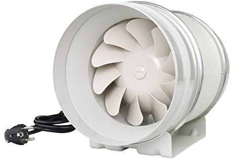 LABT Rohrventilator Rohrlüfter Zusatzlüfter Durchmesser 200 mm Absaug Ansaug Gebläse Industrie Zuluft Abluft Ventilation 2 Stufen