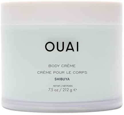 OUAI Body Cream, Shibuya - Hydrating Whipped Body Cream with Cupuaçu Butter, Coconut Oil and Squalane - Softens Skin and Delivers Healthy-Looking Glow - Sulfate Free Skin Care (7.5 oz)
