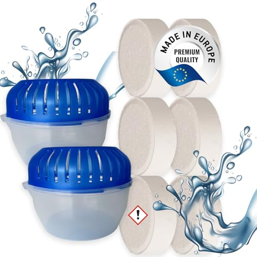 6x 450g Luftentfeuchter Granulat Tabs INKL. 2x Raumentfeuchter Box