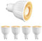 ezmyma led Gu10 Warmweiss 12W,1150LM 2700K warmweiß Ersetzt 110W Halogen Leuchtmittel,120 Grad Reflektorlampe GU10,Nicht Dimmbar,4 Stück
