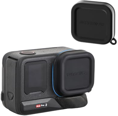 Coperchio Protettivo in Silicone per Insta360 Ace Pro 2, Protettore della Lente della Fotocamera, A Prova di Polvere e Graffi, Resistente Alle Cadute Protezione dell'Obiettivo Accessori per Fotocamere