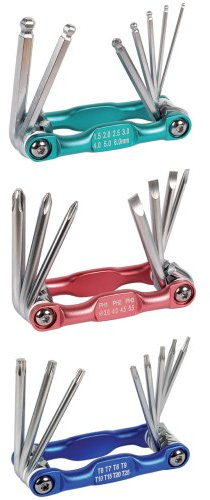 Wolfcraft 8757000 - Juego de llaves Allen multifuncionales de 3 piezas, Torx, universal y hexagonal