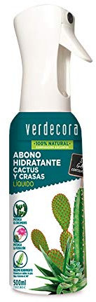 Abono hidratante Cactus y Crasas 500ml Verdecora (PORTES INCLUIDOS)